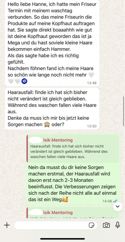 Kundenrückmeldung per WhatsApp