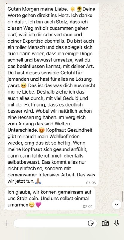 Kundenrückmeldung per WhatsApp