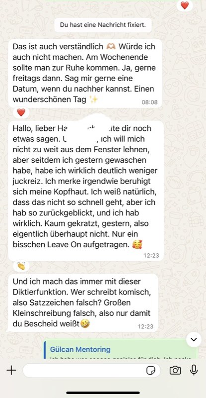 Kundenrückmeldung per WhatsApp